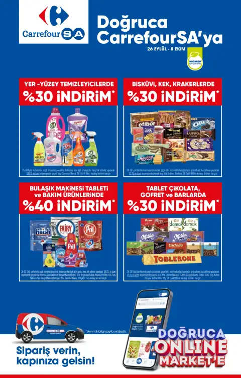 CarrefourSA 25 Eylül 2025 Broşürü - Sayfa 1