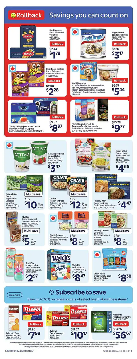 Walmart Flyer - Page 1