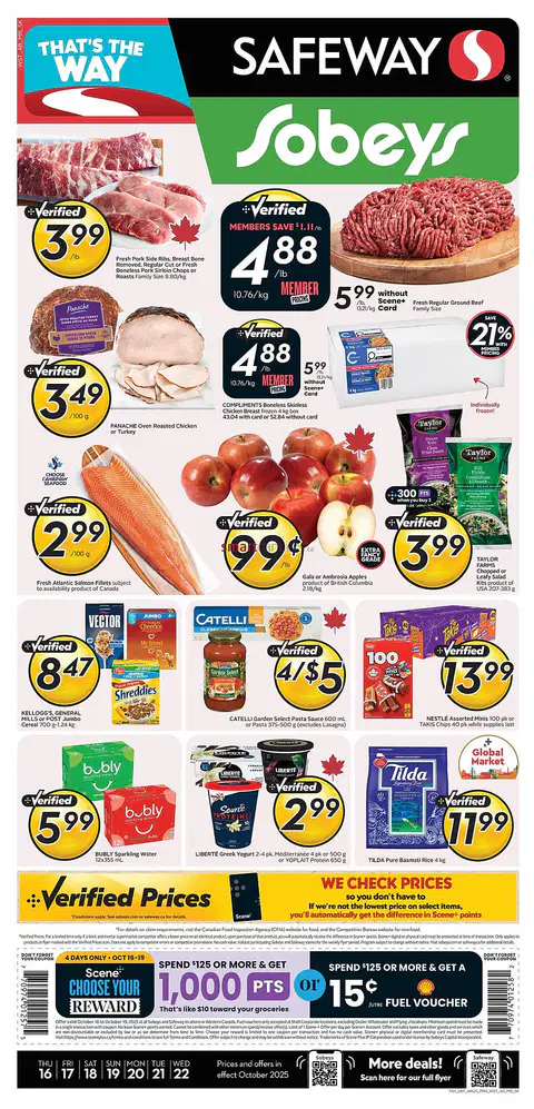 Safeway Flyer - Page 1
