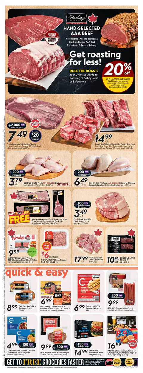 Safeway Flyer - Page 1