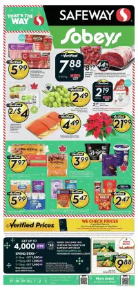 Preview of Safeway flyer this week (27.11.2025–18.12.2025)