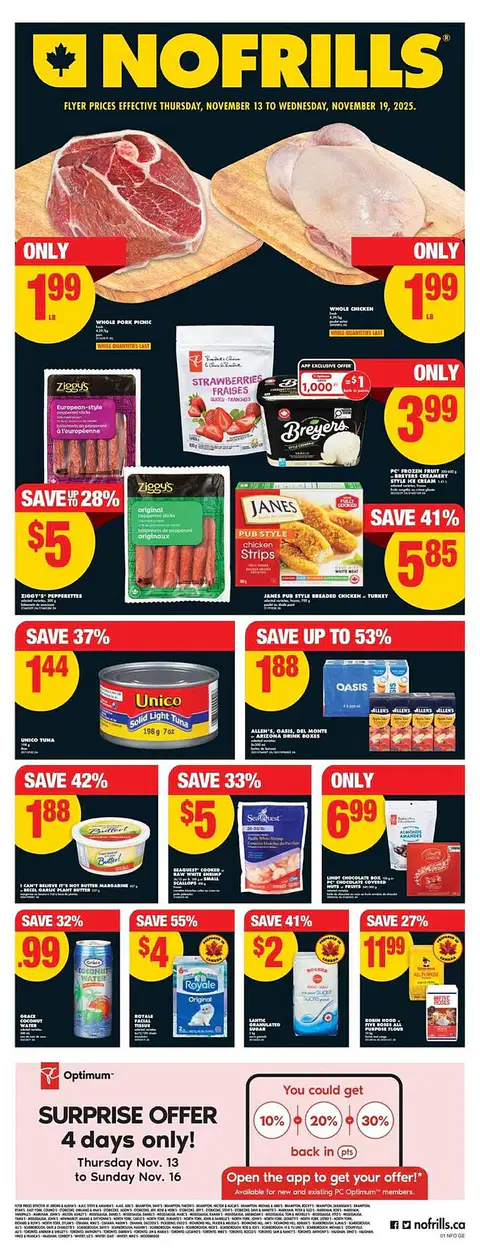 No Frills Flyer - Page 1