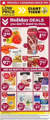 Preview of Giant Tiger flyer starting 05.11.2025 next week