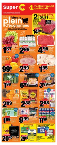 Preview of Super C flyer this week (09.10.2025–15.10.2025)