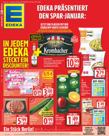 Edeka Berlin Prospekt - Seite 1