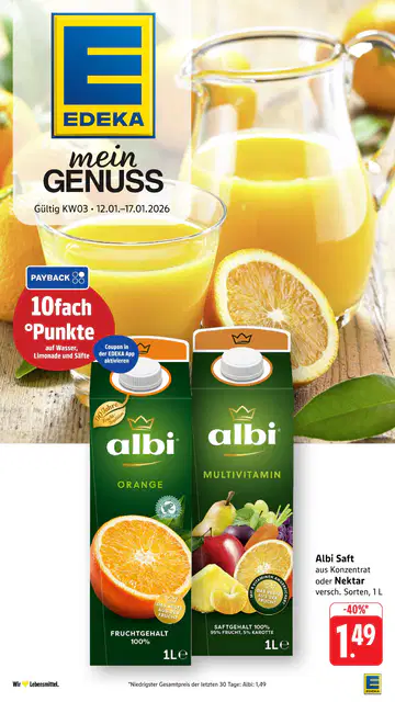 Edeka Südwest Prospekt - Seite 1