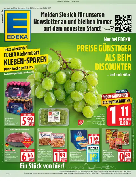 Edeka Prospekt	 - Seite 1
