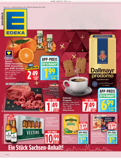 EDEKA Prospekt - Seite 1