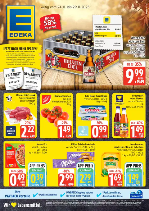 EDEKA Nord Prospekt - Seite 1