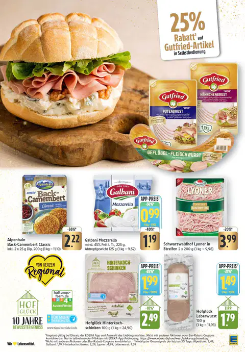 Edeka Südwest Prospekt - Seite 1