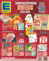 Vorschau auf den Edeka-Prospekt für diese Woche (01.12.2025–07.12.2025)