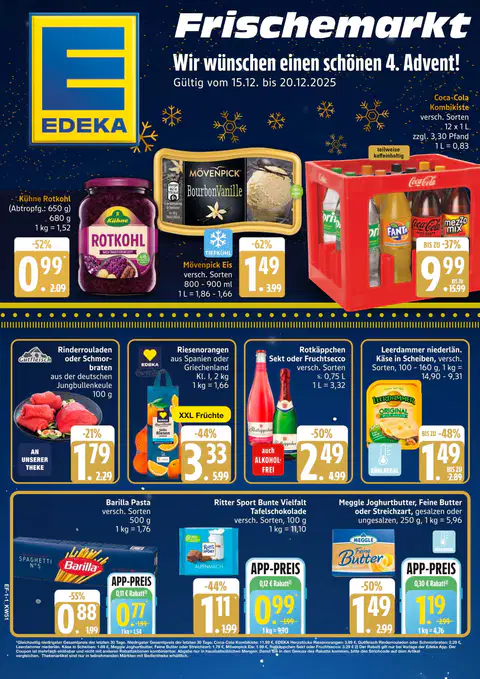 EDEKA Frischemarkt Prospekt - Seite 1