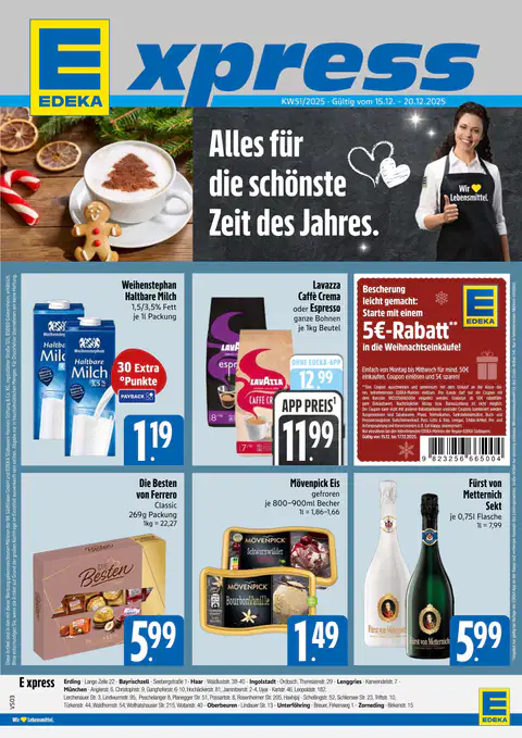 Edeka Xpress Prospekt - Seite 1