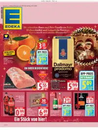 Vorschau auf den Edeka-Prospekt für nächste Woche ab dem 22.12.2025