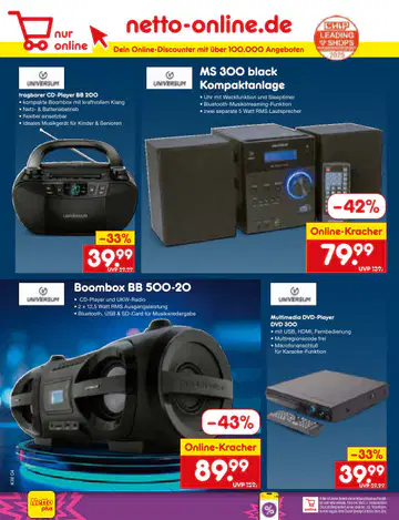Netto Marken Discount Prospekt ab 19.01.2026 - Seite 1