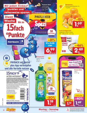 Netto Marken Discount Prospekt ab 19.01.2026 - Seite 1