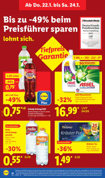 Lidl Prospekt ab 19.01.2026 - Seite 1