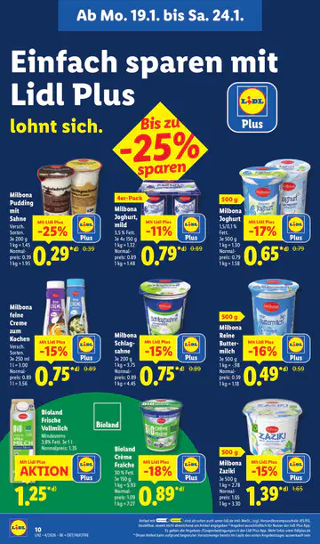 Lidl Prospekt ab 19.01.2026 - Seite 1