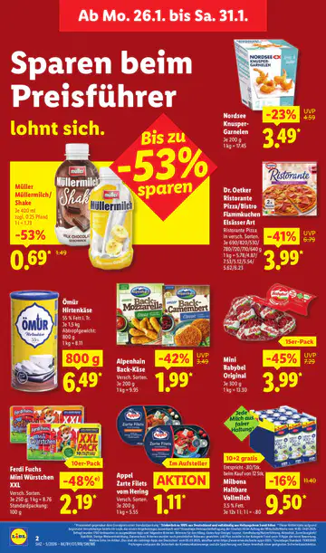 Lidl Prospekt ab 26.01.2026 - Seite 1