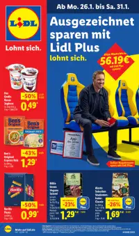 Vorschau auf den Lidl-Prospekt für nächste Woche ab dem 26.01.2026