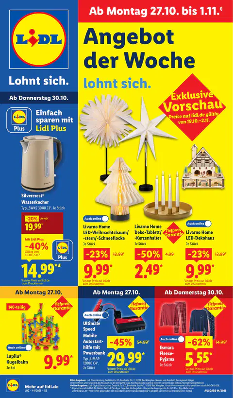 Lidl Prospekt - Seite 1