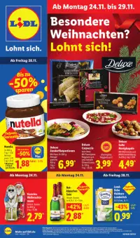 Vorschau auf den Lidl-Prospekt für nächste Woche ab dem 24.11.2025
