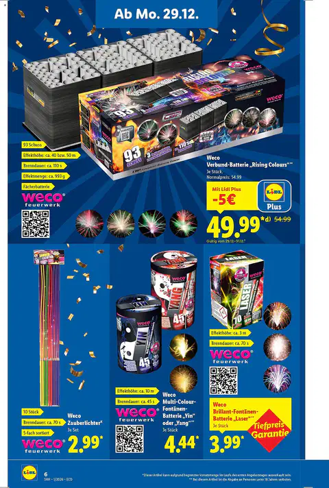 Lidl Feuerwerk Prospekt - Seite 1
