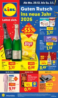 Vorschau auf den Lidl-Prospekt für nächste Woche ab dem 29.12.2025
