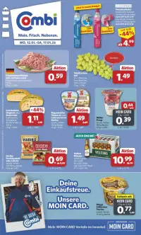 Vorschau auf den Combi-Prospekt für nächste Woche ab dem 12.01.2026