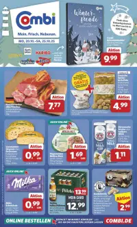 Vorschau auf den Combi-Prospekt für nächste Woche ab dem 20.10.2025