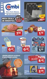 Vorschau auf den Combi-Prospekt für nächste Woche ab dem 03.11.2025