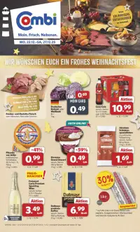 Vorschau auf den Combi-Prospekt für nächste Woche ab dem 22.12.2025