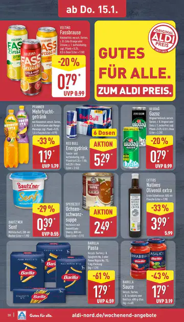 Aldi Nord Prospekt - Seite 1