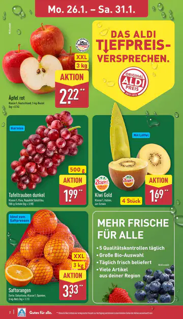 Aldi Nord Prospekt ab 26.01.2026 - Seite 1