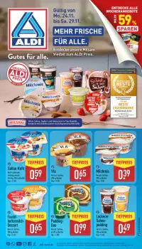 Vorschau auf den Aldi Nord-Prospekt für nächste Woche ab dem 24.11.2025