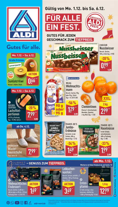 Aldi Nord Prospekt - Seite 1