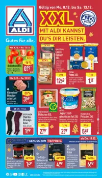 Vorschau auf den Aldi Nord-Prospekt für nächste Woche ab dem 08.12.2025