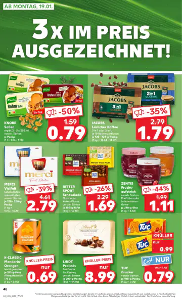 Kaufland Prospekt ab 19.01.2026 - Seite 1