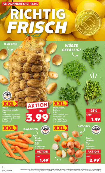 Kaufland Prospekt ab 22.01.2026 - Seite 1