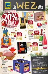 Vorschau auf den WEZ-Prospekt für nächste Woche ab dem 22.12.2025