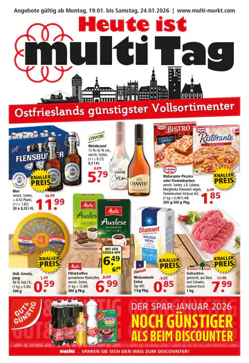Multi Markt Prospekt ab 19.01.2026 - Seite 1