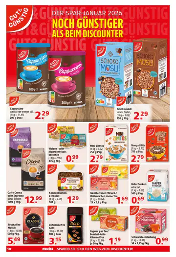 Multi Markt Prospekt ab 19.01.2026 - Seite 1