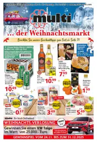 Vorschau auf den Multi Markt-Prospekt für nächste Woche ab dem 08.12.2025