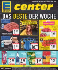 Vorschau auf den E-Center-Prospekt für nächste Woche ab dem 19.01.2026
