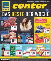 Vorschau auf den E-Center-Prospekt für nächste Woche ab dem 20.10.2025