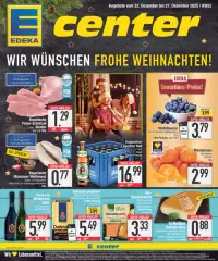 Vorschau auf den E-Center-Prospekt für nächste Woche ab dem 22.12.2025