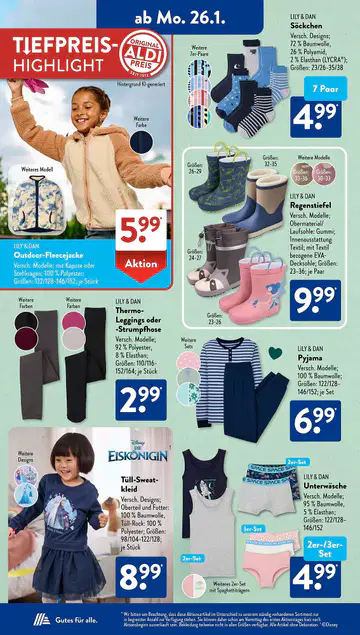 Aldi Süd Prospekt ab 26.01.2026 - Seite 1