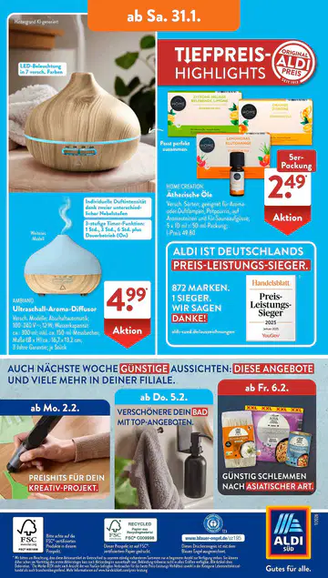Aldi Süd Prospekt ab 26.01.2026 - Seite 1