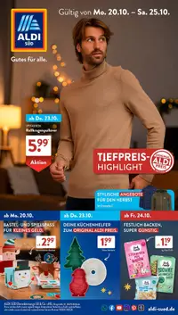 Vorschau auf den Aldi Süd-Prospekt für nächste Woche ab dem 19.10.2025