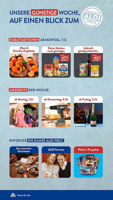 Aldi Süd Prospekt - Seite 1